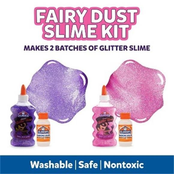 Elmer's 4pk Fairy Dust Slime Kit with Glue & Activator Solution - Picture 3 of 5